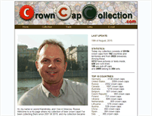 Tablet Screenshot of crowncapcollection.com